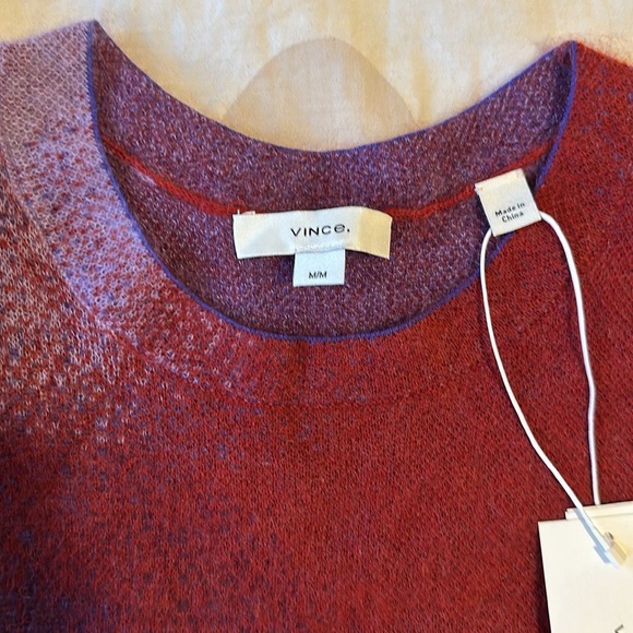 Vince ombre jacquard crew sweater- NWT - Picture 2 of 8